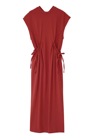 SHIRRING SWIM DRESS