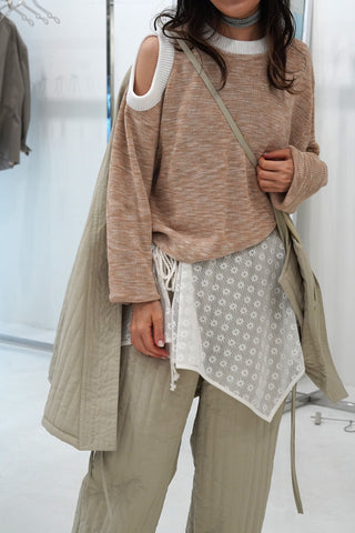 《予約》COTTON LACE WRAP SKIRT