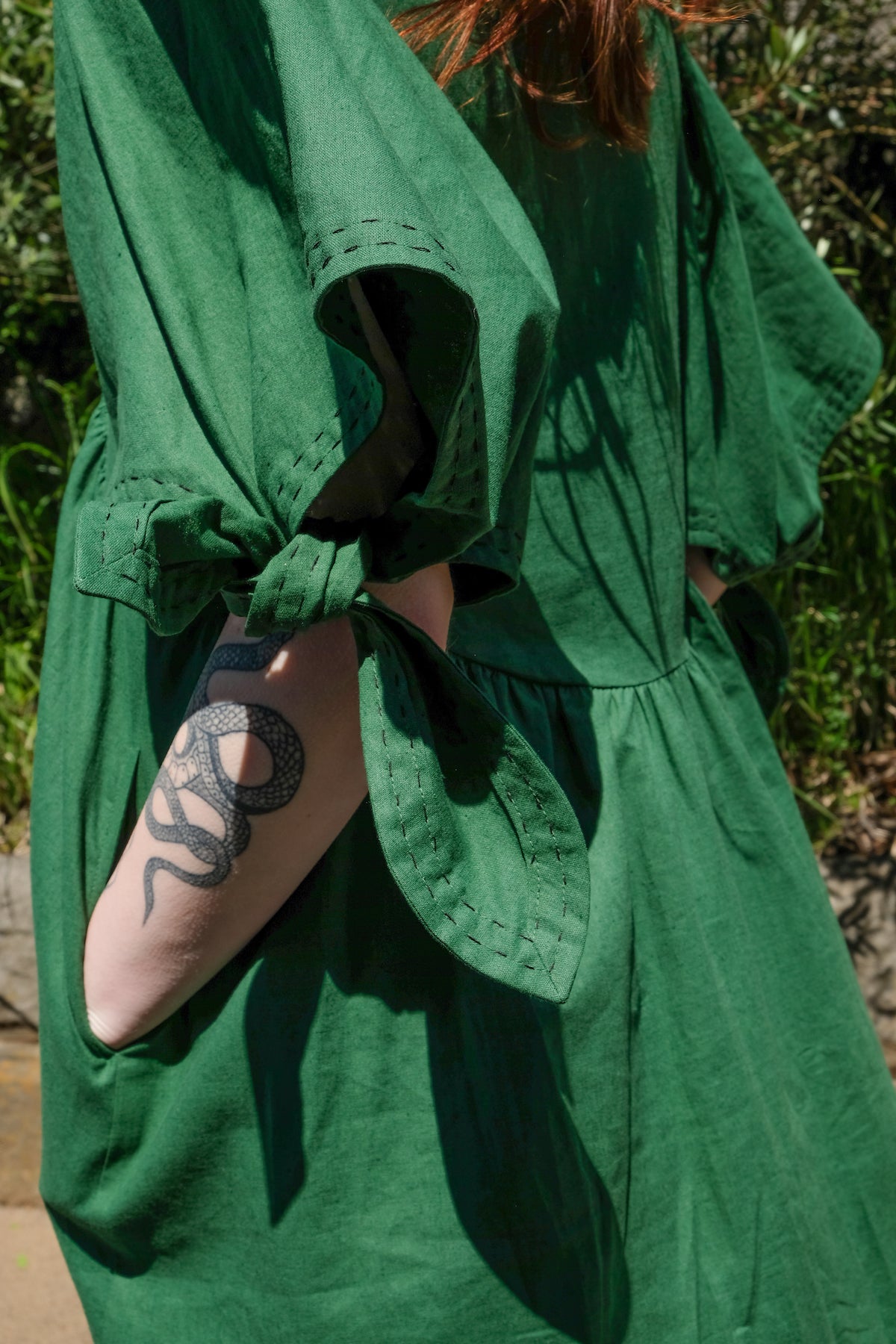 【最終お値下げ】Solov LINEN KNOT DRESS ワンピース 最終お値下げSolov LINEN KNOT DRESS ワンピース