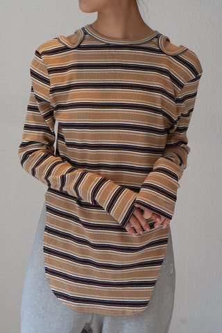 《追加予約》DUALITY RIB TOPS (BORDER)