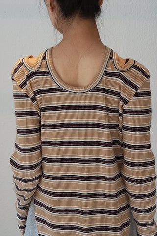 《追加予約》DUALITY RIB TOPS (BORDER)