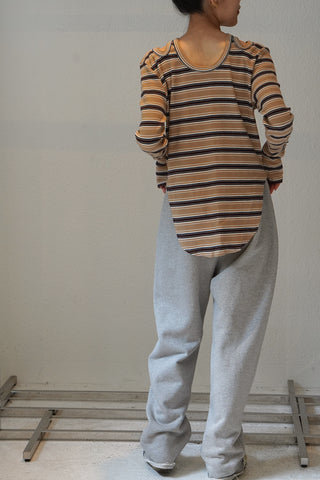 《追加予約》DUALITY RIB TOPS (BORDER)