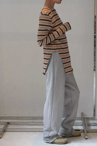 《追加予約》DUALITY RIB TOPS (BORDER)