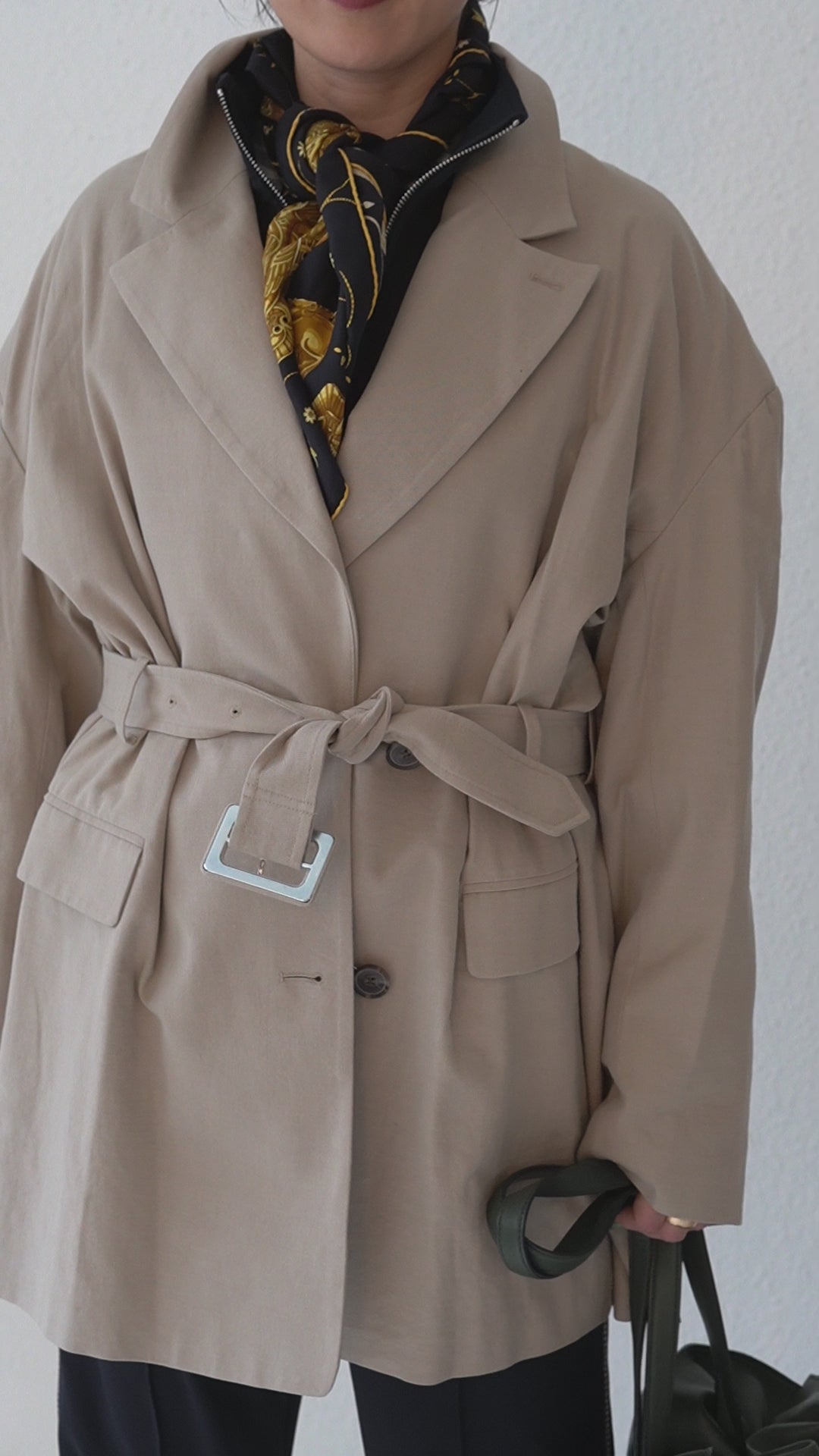 全品送料0円 OVERSIZED BELTED JACKET – SOLOV ジャケット・アウター