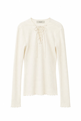 《予約》LACE UP THERMAL TOPS