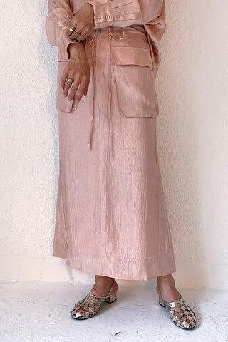 《ARCHIVE SALE》SATIN GARDENER SKIRT (50%OFF)