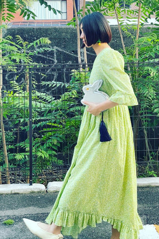 《ARCHIVE SALE》SUMMER GARDEN FRILL DRESS (50%OFF)