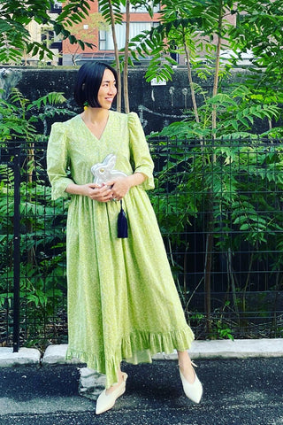 《ARCHIVE SALE》SUMMER GARDEN FRILL DRESS (50%OFF)