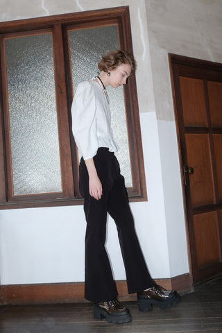 《SALE》CREASE FLARE PANTS (50%OFF)