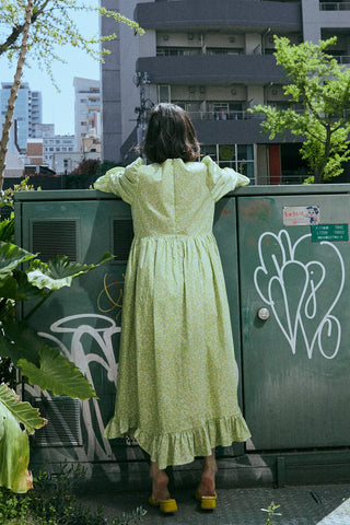 《ARCHIVE SALE》SUMMER GARDEN FRILL DRESS (50%OFF)