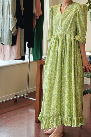 《ARCHIVE SALE》SUMMER GARDEN FRILL DRESS (50%OFF)