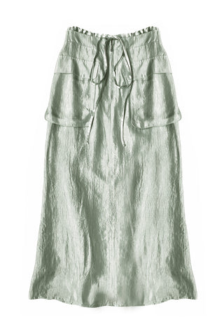 《ARCHIVE SALE》SATIN GARDENER SKIRT (50%OFF)