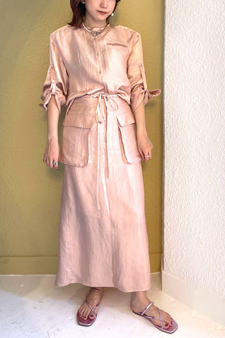 《ARCHIVE SALE》SATIN GARDENER SKIRT (50%OFF)