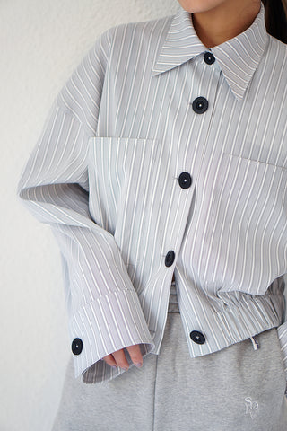 《SALE》STRIPE SHORT SHIRT (60%OFF)