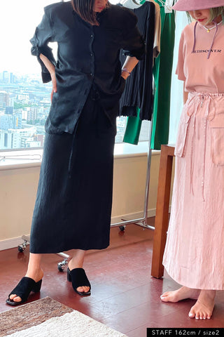 《ARCHIVE SALE》SATIN GARDENER SKIRT (50%OFF)