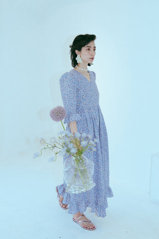 《ARCHIVE SALE》SUMMER GARDEN FRILL DRESS (50%OFF)