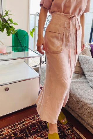 《ARCHIVE SALE》SATIN GARDENER SKIRT (50%OFF)