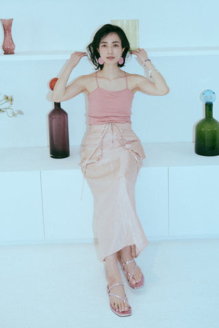 《ARCHIVE SALE》SATIN GARDENER SKIRT (50%OFF)