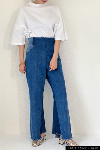 《SALE》HIGHRISE PANEL JEANS (50%OFF)