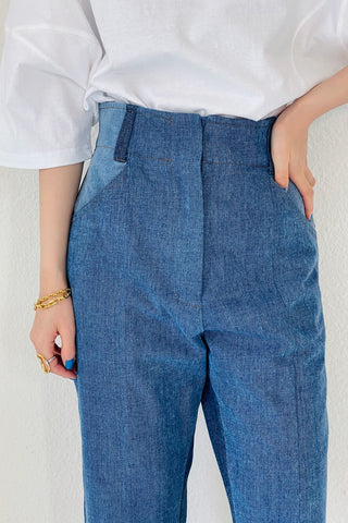 《SALE》HIGHRISE PANEL JEANS (50%OFF)