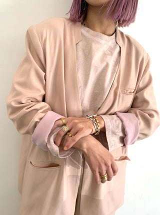 《ARCHIVE SALE》SATIN ROUGH JACKET (50%OFF)